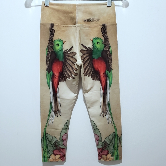 Werkshop Lovebird Cropped Athletic Leggings - Picture 5 of 5